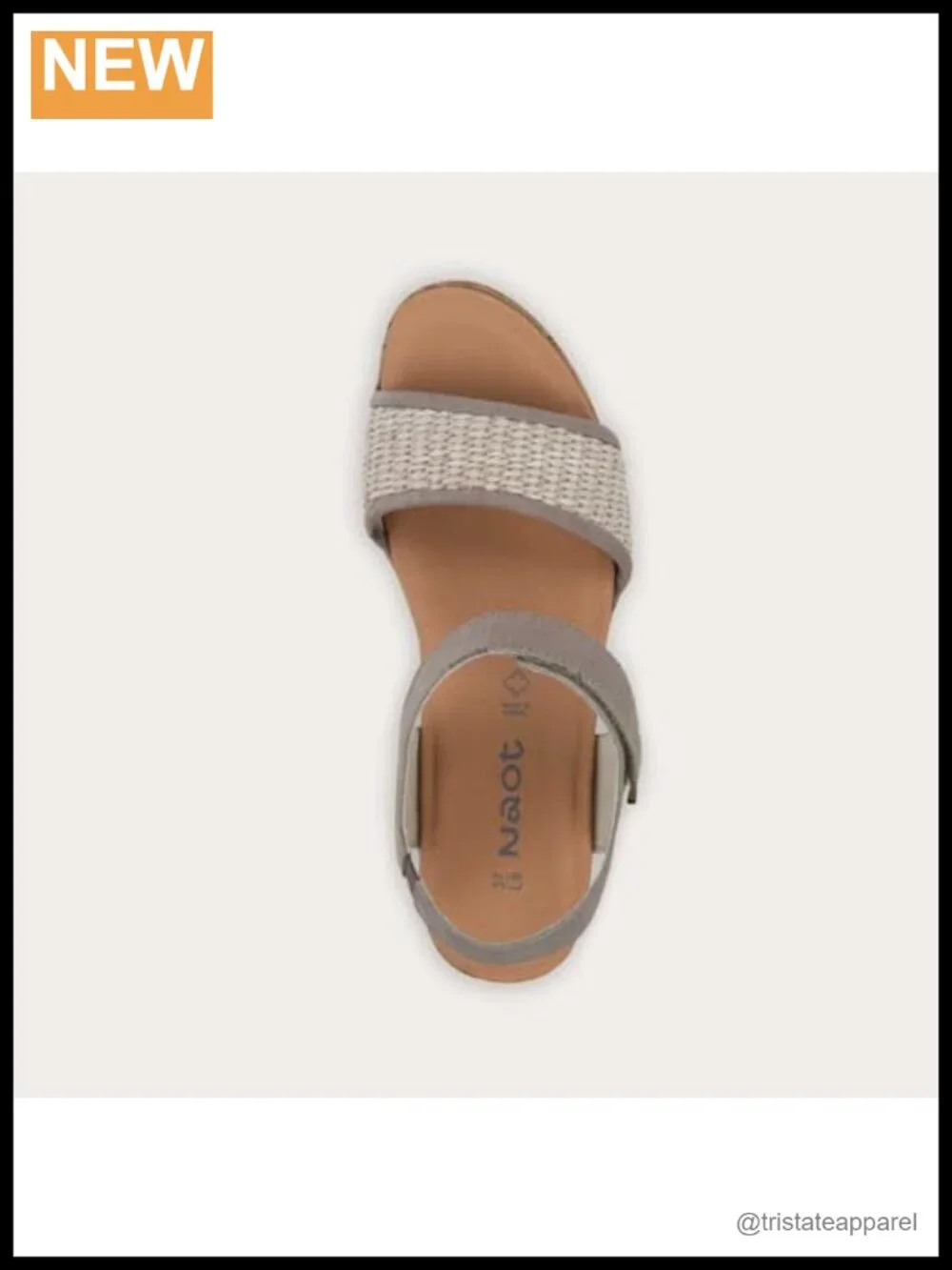 Naot Summer Raffia Wedge Sandal Leather Cork Footbed Comfort